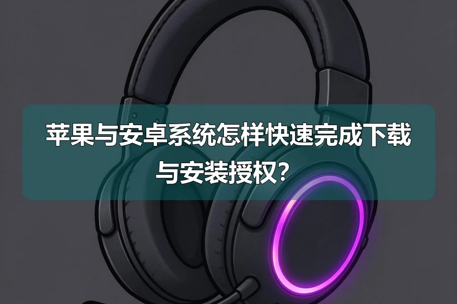 苹果与安卓系统怎样快速完成下载与安装授权？